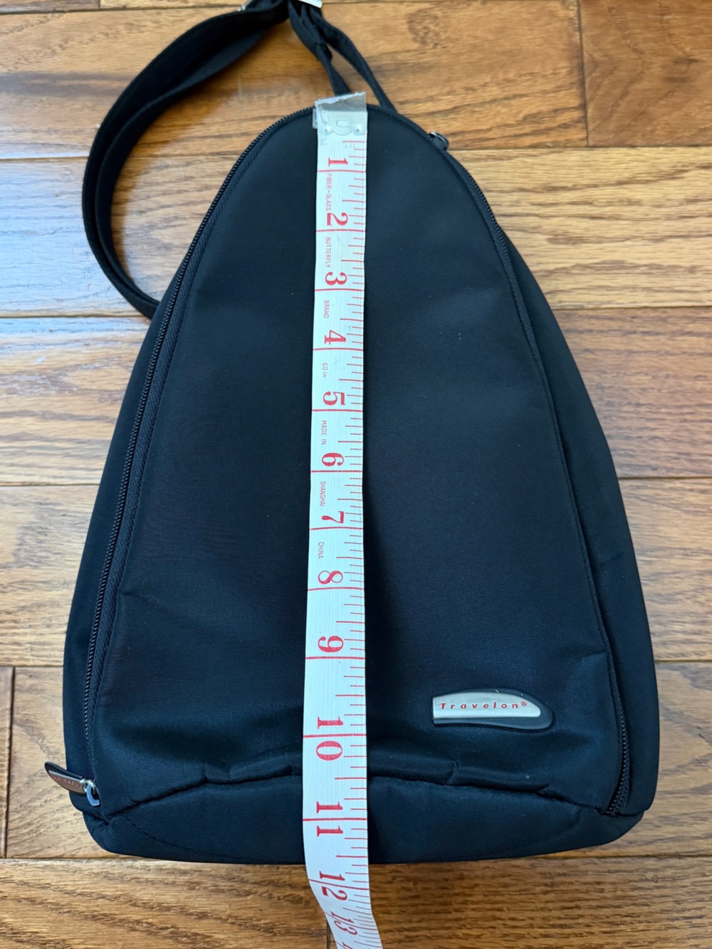 Travelon Black Anti-Theft Compact Backpack Sling - Picture 5 of 9